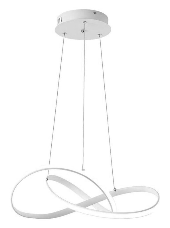 POWERTECH LED φωτιστικό οροφής HLL-0209, 48W, 4000K, Φ50cm x 120cm, λευκό