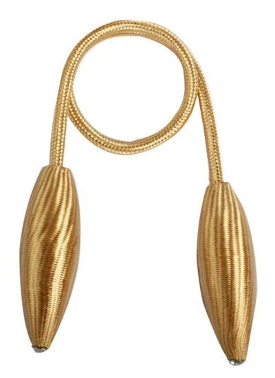 ROXXANI δέστρα κορδόνι HUH-0143 για κουρτίνες, 55cm, χρυσό