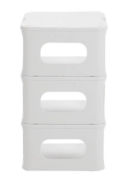 HOME USE παπουτσοθήκη HUH-0154, 4 θέσεων, 24.5x26.5x45cm, γκρι - Image 6