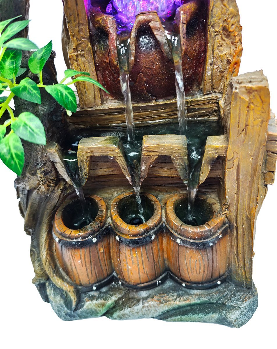 HOME USE διακοσμητικό συντριβάνι HUH-0175, φωτιζόμενο, 28x18x40cm - Image 3