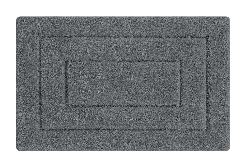 HOME USE πατάκι μπάνιου HUH-0203, αντιολισθητικό, 50 x 80cm, γκρι