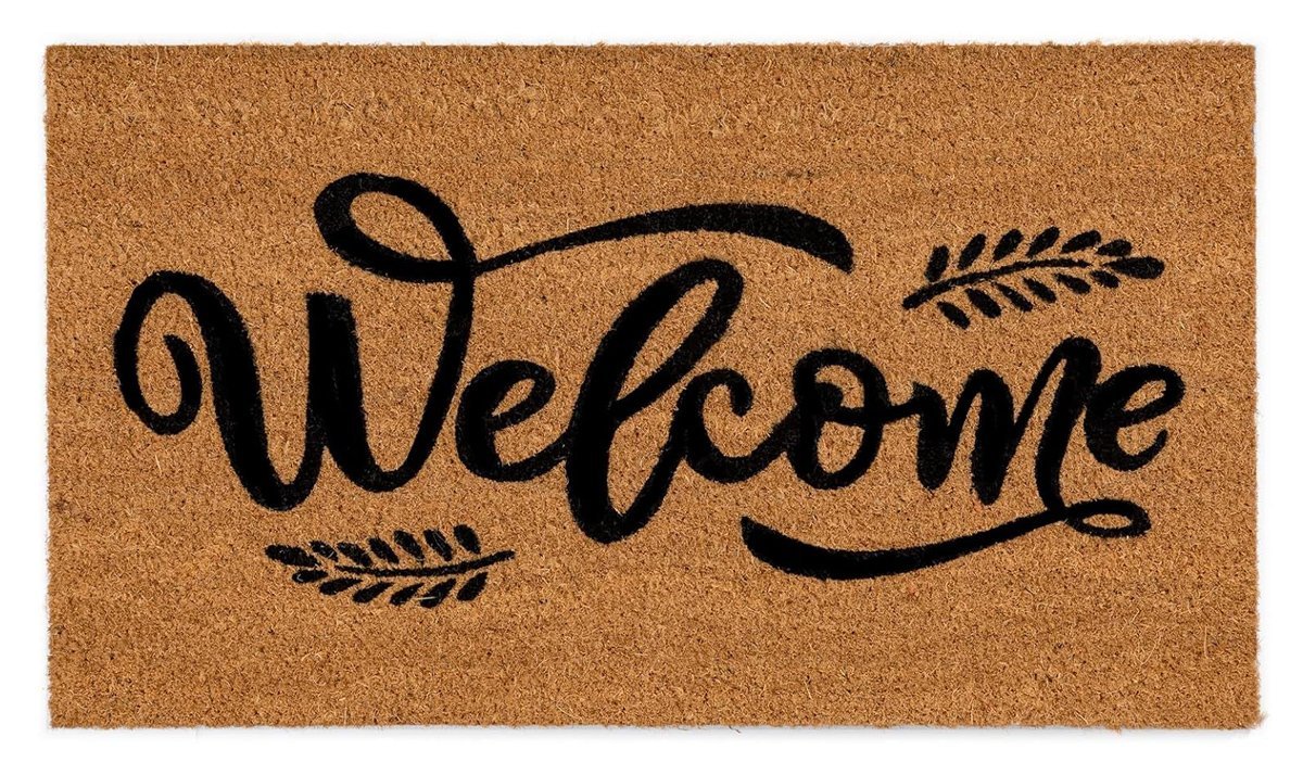 HOME USE πατάκι εισόδου HUH-0204, αντιολισθητικό, 60x40cm, 8mm πάχος, καφέ