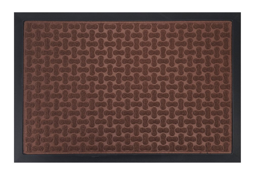 HOME USE πατάκι εισόδου HUH-0211, αντιολισθητικό, 60x40cm, 5mm πάχος, καφέ