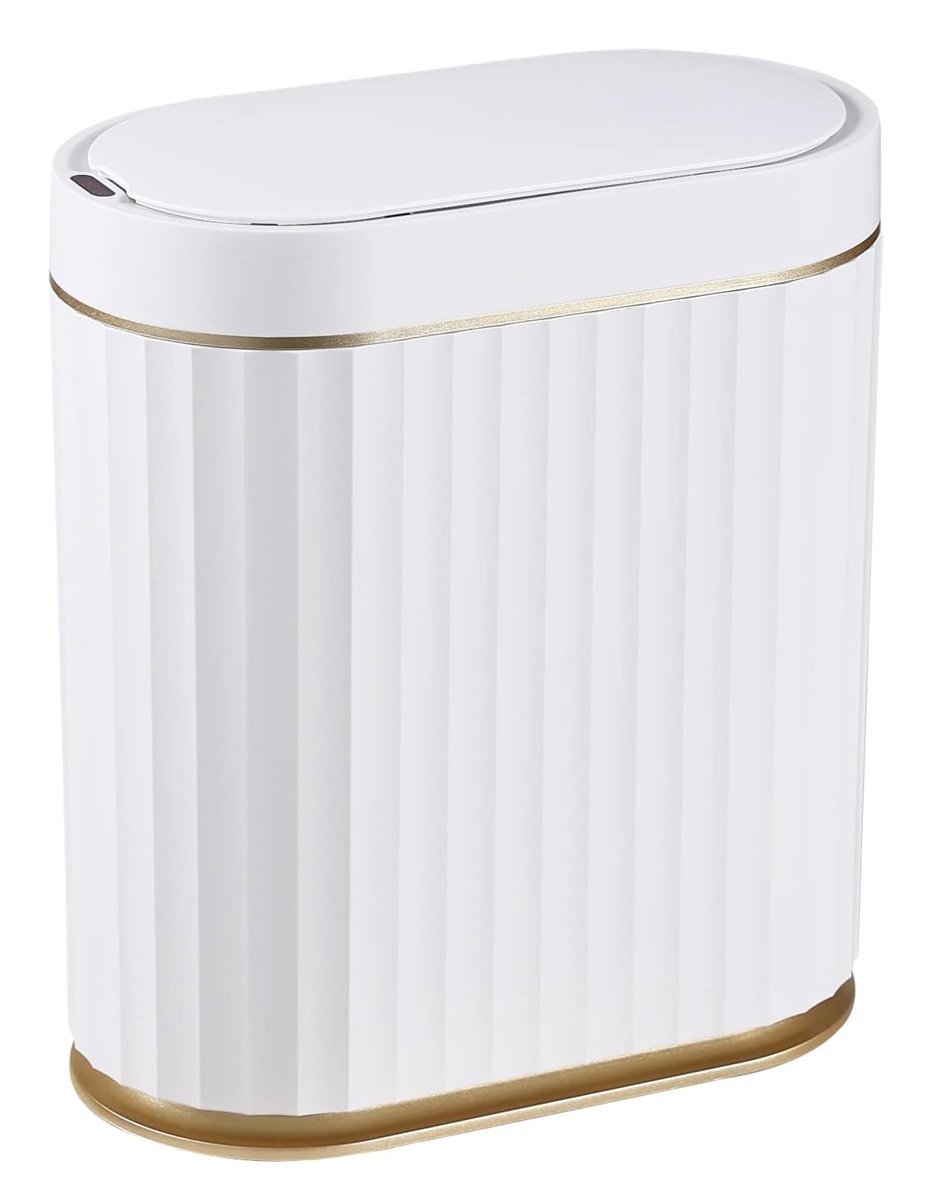 HOME USE κάδος απορριμμάτων HUH-0226 με φωτοκύτταρο, 7lt, λευκός