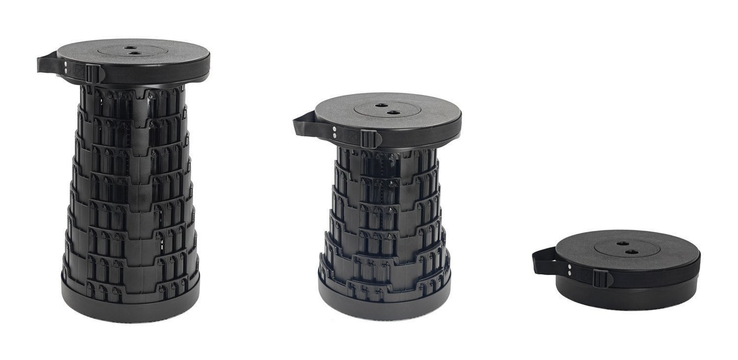 POWERTECH πτυσσόμενο καρεκλάκι, αντοχή έως 250kg, 25.5x45cm, μαύρο - Image 2