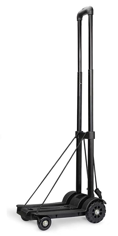 HOME USE καρότσι μεταφοράς φορτίων HUH-0244, πτυσσόμενο, έως 50kg, μαύρο