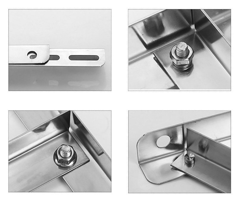 HOME USE επιτοίχια βάση κλιματιστικού HUH-0250, 410x490mm, ανοξείδωτη, έως 180kg - Image 3