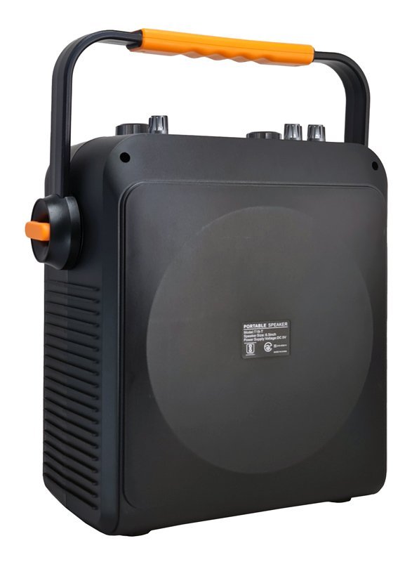 JYX φορητό ηχείο T19-T με 2x μικρόφωνα, 18W, 3000mah, LED, μαύρο - Image 10