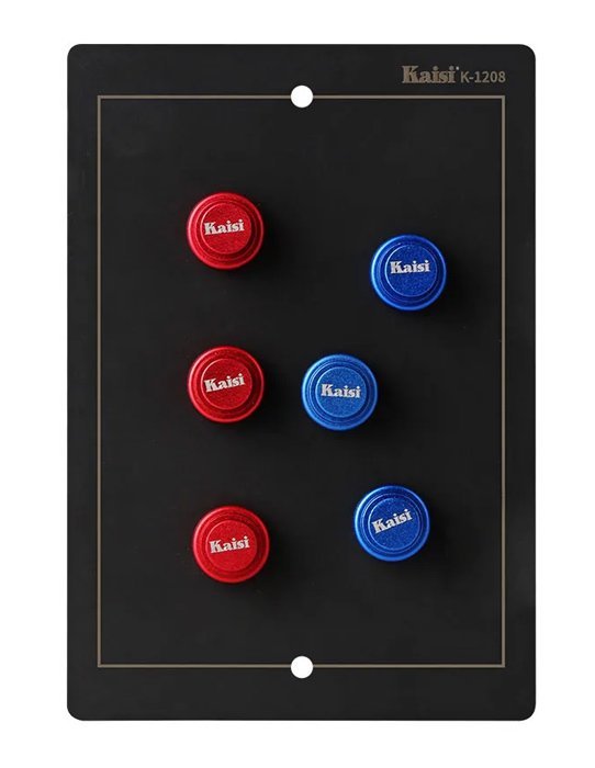 KAISI βάση στήριξης πλακέτας K-1208 για συγκόλληση, μαγνητική, μαύρη