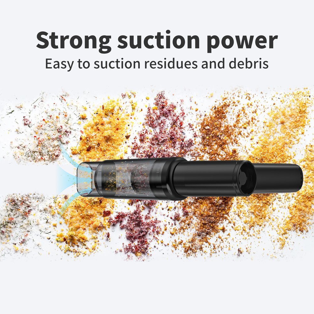 KINZIR 2 σε 1 σκουπάκι χειρός & air duster AD51, 180W, 4000mAh, μαύρο - Image 5
