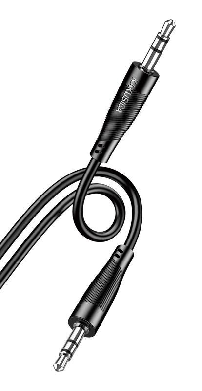 KAKUSIGA καλώδιο ήχου 3.5mm KSC-893, AUX, 1m, μαύρο