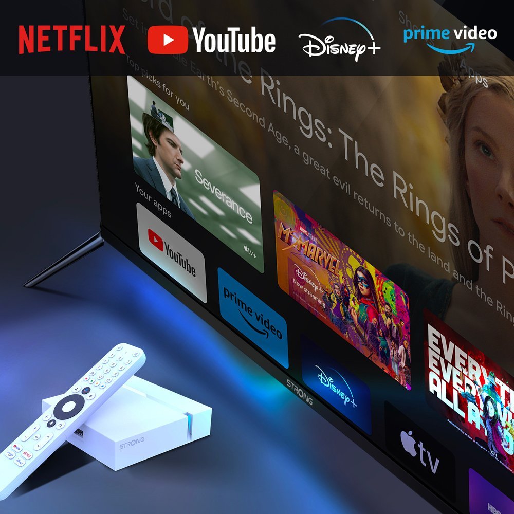 TV Box V2, Google/Netflix pistopoiisi, 4K, WiFi, Android 11 2