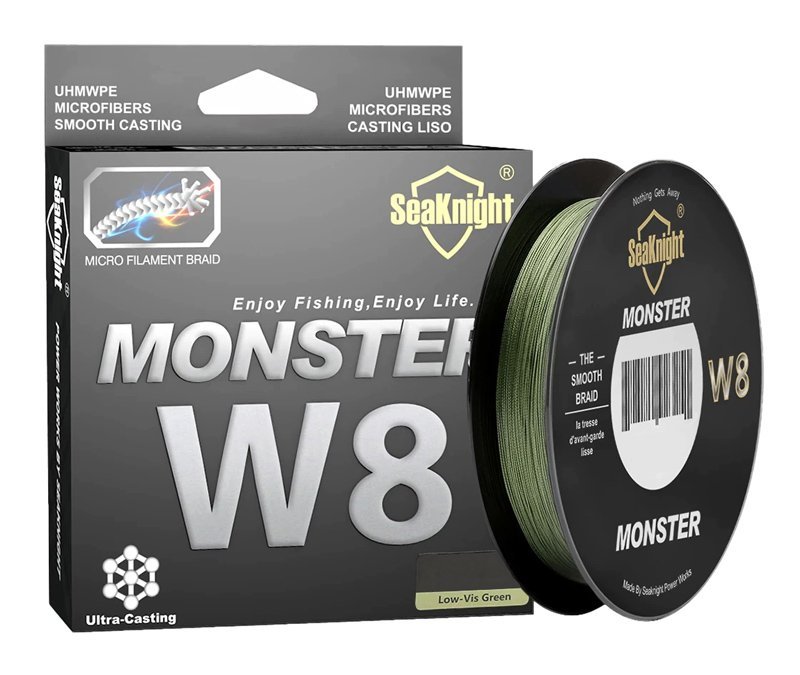 SEAKNIGHT νήμα Manster LN0224, οκτάκλωνο, 6.8kg, 0.14mm, 300m, πράσινο - Image 3