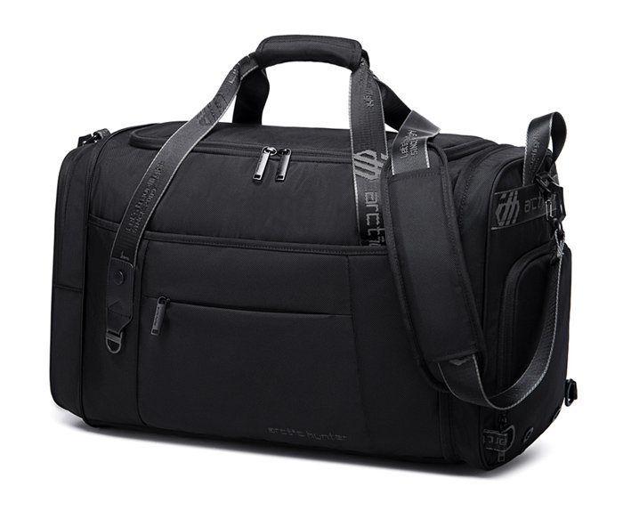ARCTIC HUNTER τσάντα ταξιδίου LX00021, πτυσσόμενη, 30L, μαύρη