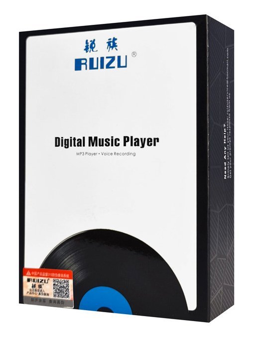 RUIZU MP3 player M20 με οθόνη αφής 2.8", 16GB, ελληνικό μενού, μαύρο - Image 6