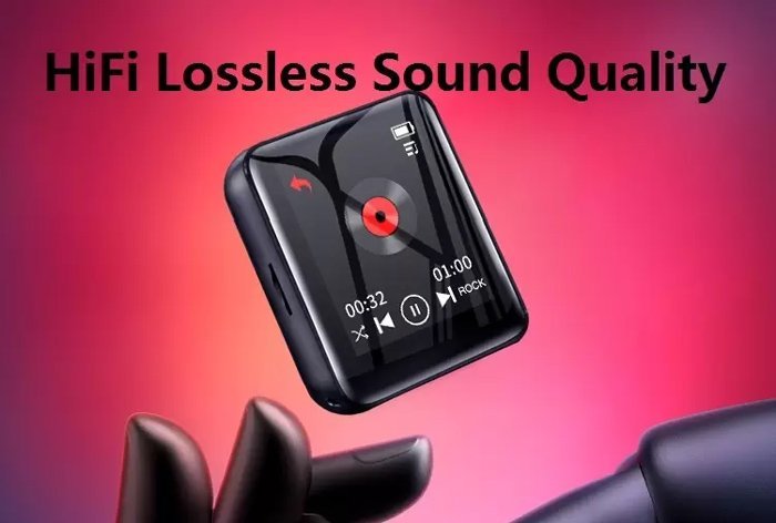 RUIZU MP3 player M4 με ηχείο, 1.8", 16GB, BT, ελληνικό μενού, μαύρο - Image 3