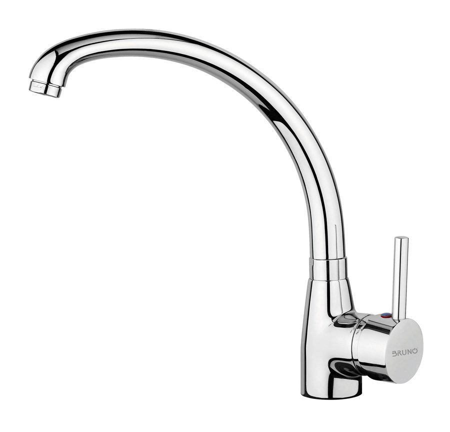 BRUNO μπαταρία πάγκου κουζίνας M54015-H531C-C508, αναμεικτική, ασημί