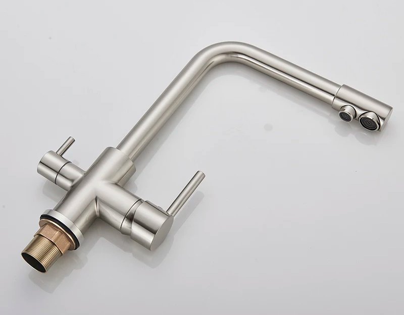 BRUNO μπαταρία πάγκου κουζίνας M54510-207, τρίοδη, αναμεικτική, ασημί - Image 3