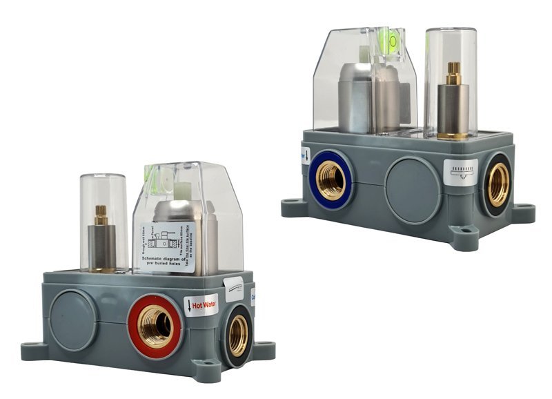 BRUNO σετ κεφαλή ντους με τηλέφωνο M63542-221, αναμεικτική, εντοιχισμού, ασημί - Image 4