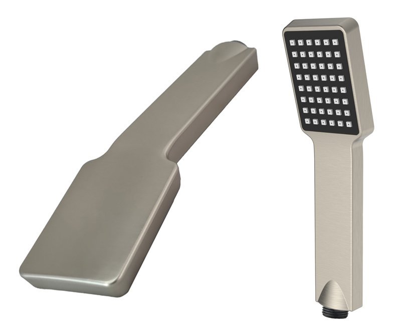 BRUNO σετ κεφαλή ντους με τηλέφωνο M63542-221, αναμεικτική, εντοιχισμού, ασημί - Image 5