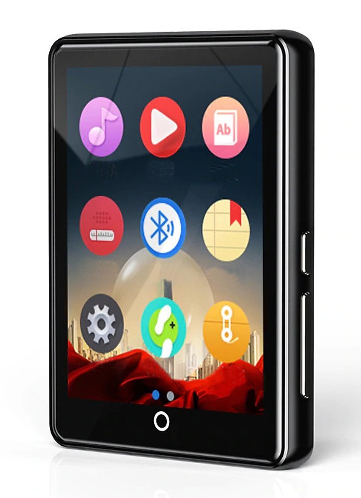 RUIZU MP3 player M7 με οθόνη αφής 2.8", 16GB, ελληνικό μενού, μαύρο