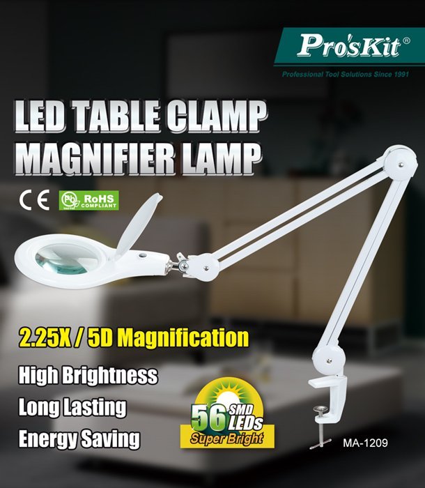 megethyntikos fakos me sfigktira, LED, 5D 2.25x, leykos Megethyntikos fakos 2