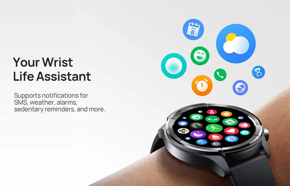 MIBRO smartwatch A3, heart rate, 1.39" IPS, GPS, 2 ATM, γκρι - Image 4