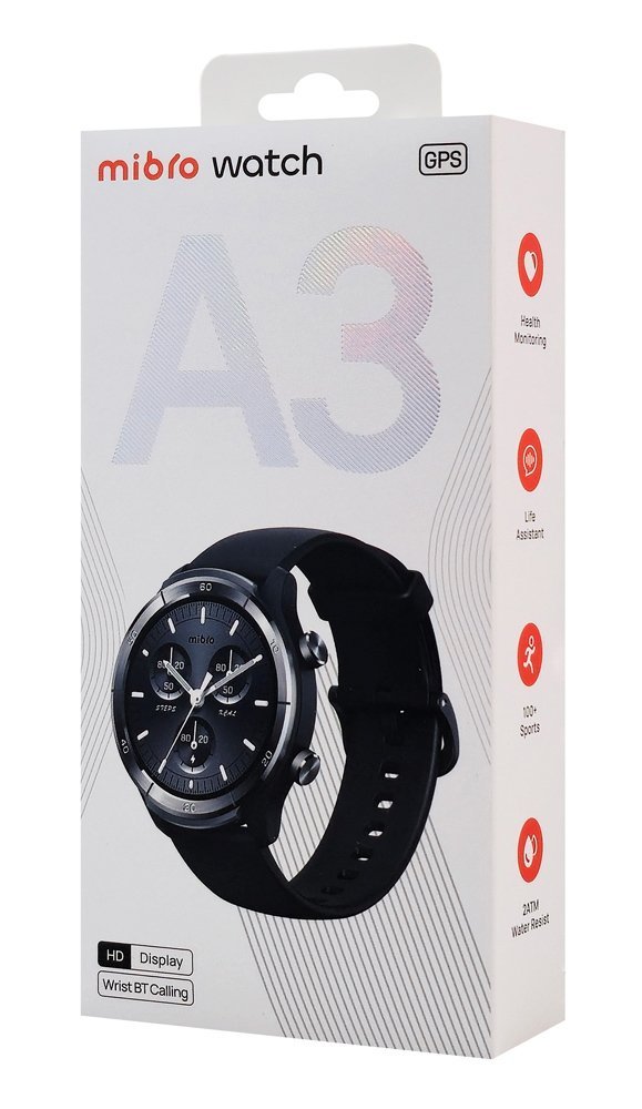 MIBRO smartwatch A3, heart rate, 1.39" IPS, GPS, 2 ATM, γκρι - Image 10