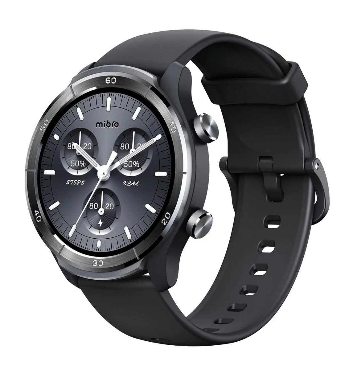 MIBRO smartwatch A3, heart rate, 1.39" IPS, GPS, 2 ATM, γκρι
