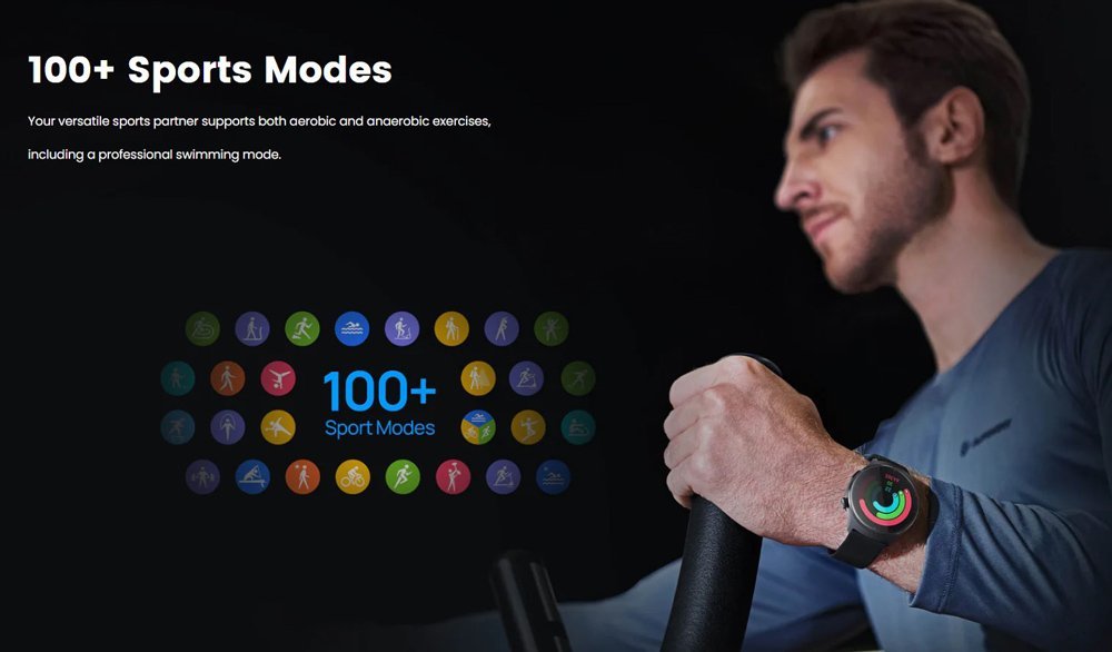 MIBRO smartwatch Lite 3 με 2x λουράκια, heart rate, 1.3" AMOLED, 2 ATM, γκρι/καφέ - Image 8