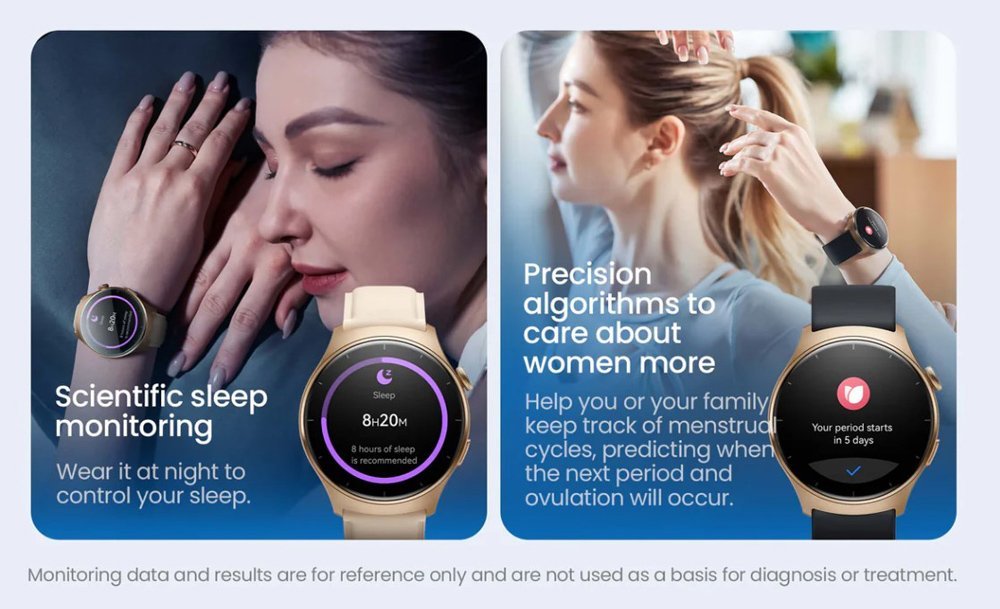 MIBRO smartwatch Lite 3 με 2x λουράκια, heart rate, 1.3" AMOLED, 2 ATM, γκρι/καφέ - Image 9