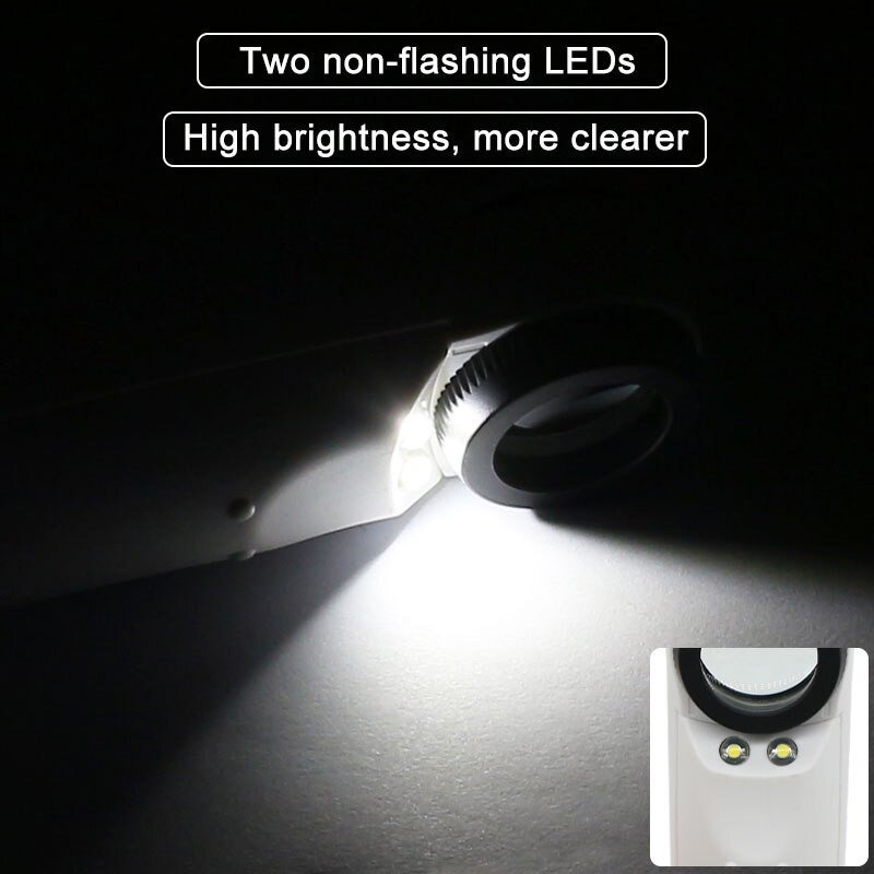 SUNSHINE μεγεθυντικός φακός χειρός με φωτισμό LED, Φ21mm, 40x - Image 3