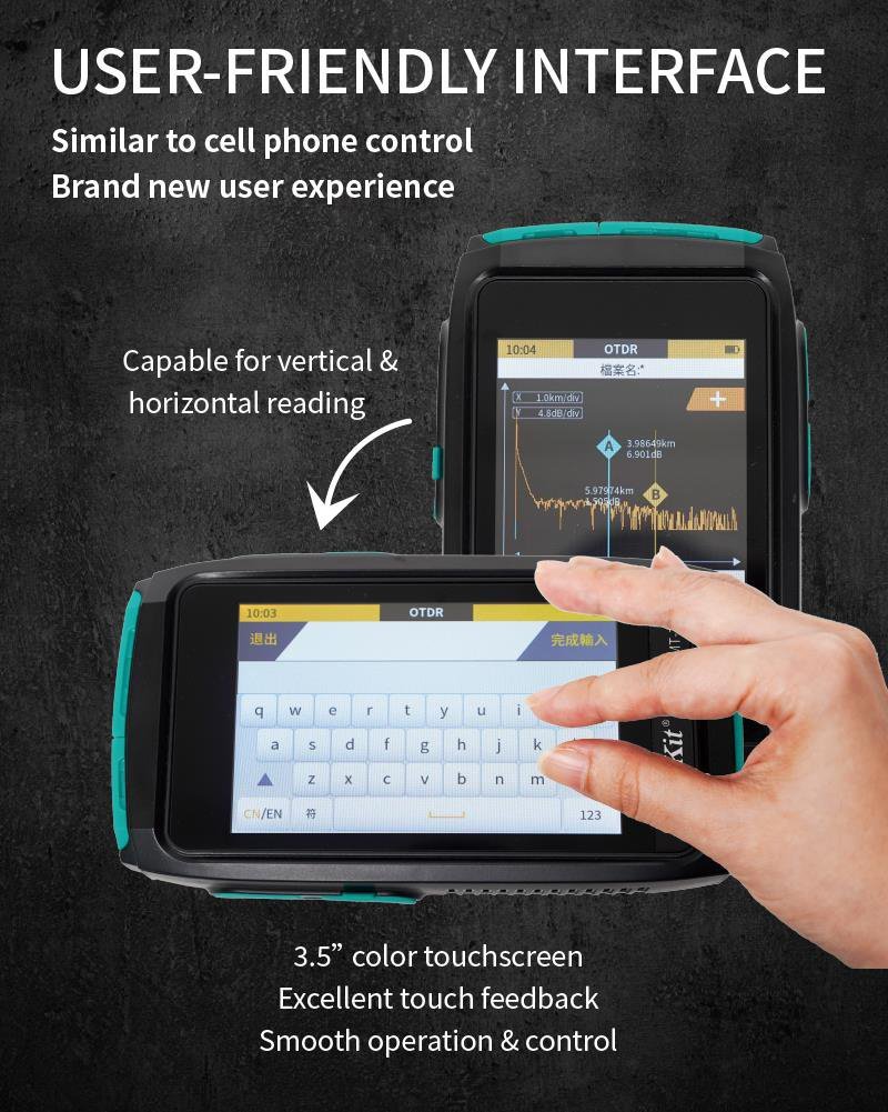 PROSKIT mini OTDR tester καλωδίων οπτικής ίνας MT-7620 με οθόνη αφής - Image 6