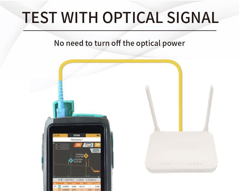 PROSKIT mini OTDR tester καλωδίων οπτικής ίνας MT-7620 με οθόνη αφής - Image 7
