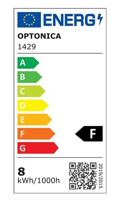 OPTONICA LED λάμπα candle C37 1429, 8W, 4500K, 710lm, E14 - Image 2