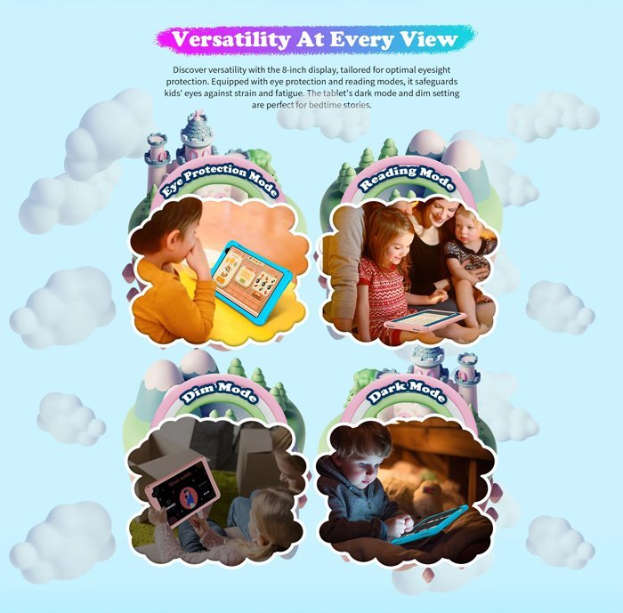 TECLAST tablet P85T Kids, 8" HD, 4/64GB, Android 14, 5000mAh, μπλε - Image 12