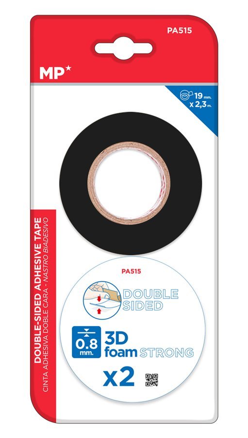 foam kollitiki tainia diplis opseos, 19mm, 2.3m, mayri, 2tmch Tainia diplis opseos 2