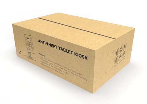 BRATECK επιτραπέζια βάση tablet PAD34-03, αντικλεπτική, 9.7-11", λευκή - Image 8