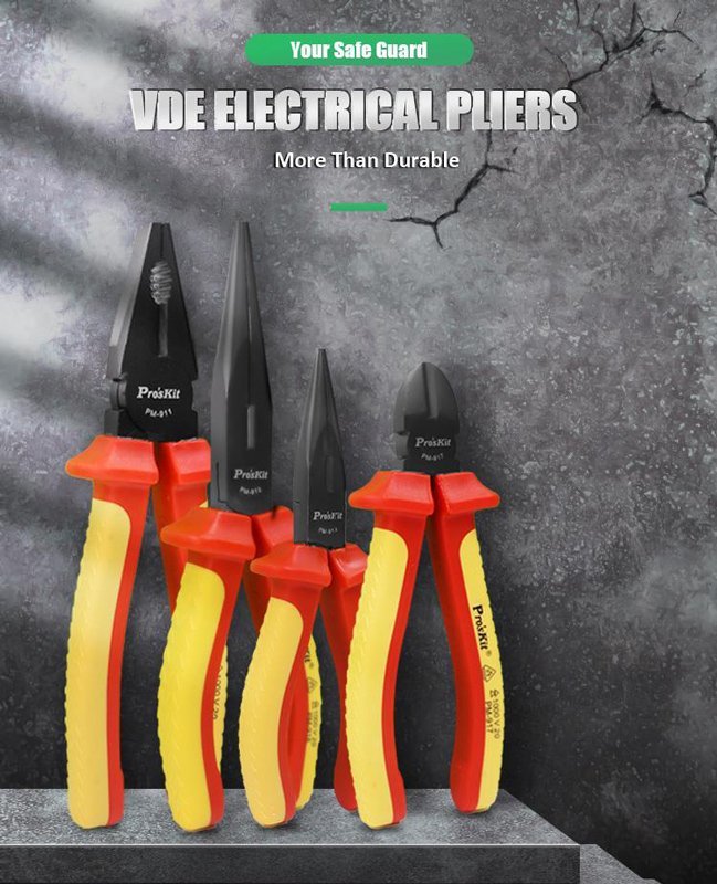 PROSKIT σετ εργαλείων ηλεκτρολόγου PK-2802 με θήκη, 1000V μόνωση, 11τμχ - Image 6
