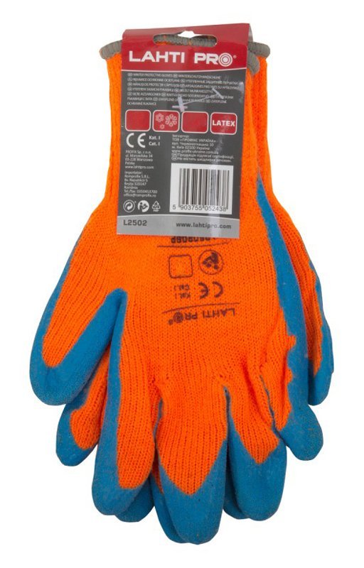 LAHTI PRO γάντια εργασίας L2502 προστασία έως -50°C 10/XL πορτοκαλί-μπλε - Image 2