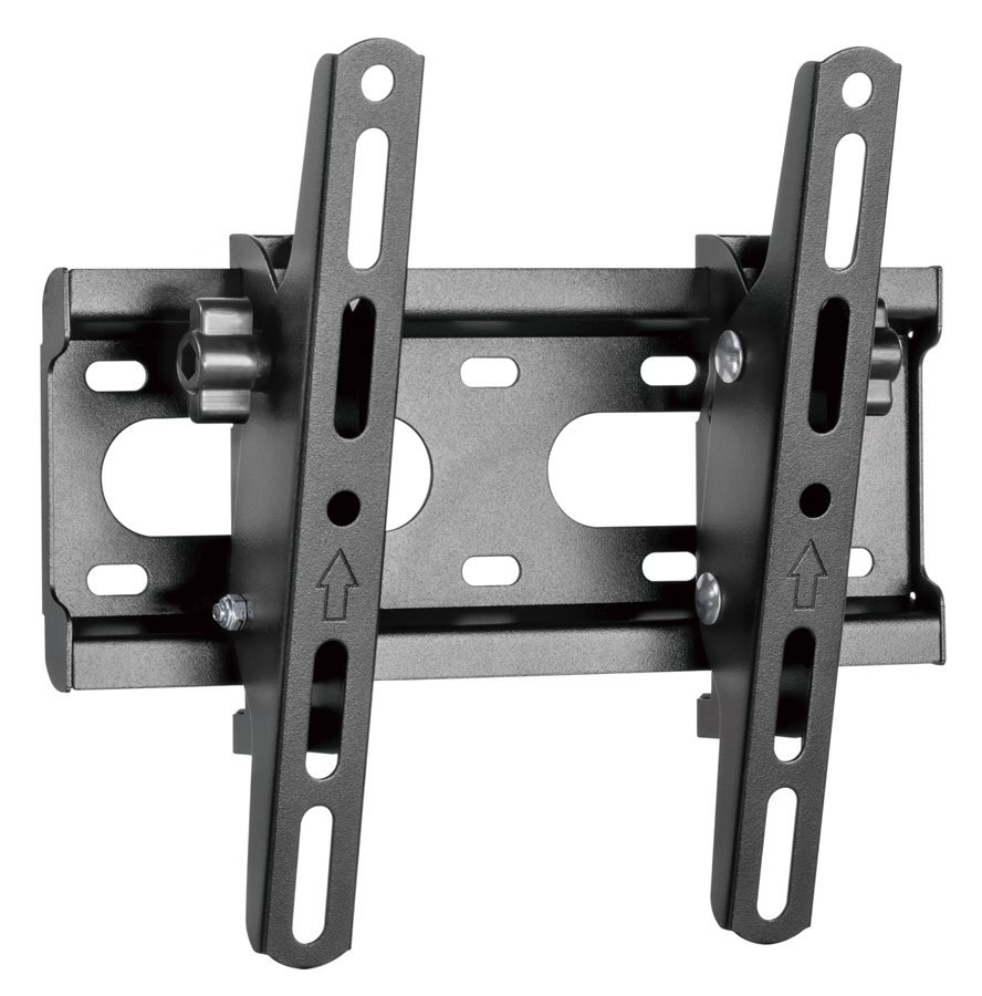 POWERTECH επιτοίχια βάση τηλεόρασης PT-1126, 23-43", έως 45kg, ρυθμιζόμενη κλίση