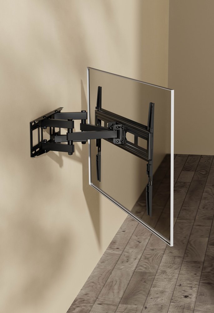 POWERTECH επιτοίχια βάση τηλεόρασης, 37-80", έως 40kg, full motion - Image 2
