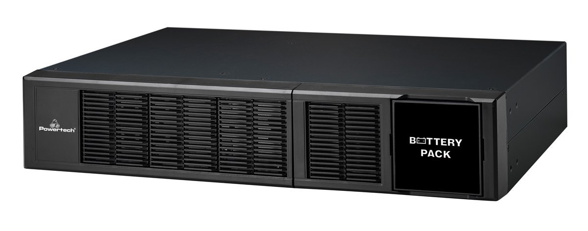POWERTECH battery pack PT-1363 για rack 2U, έως 12 μπαταρίες, 12V/9Ah