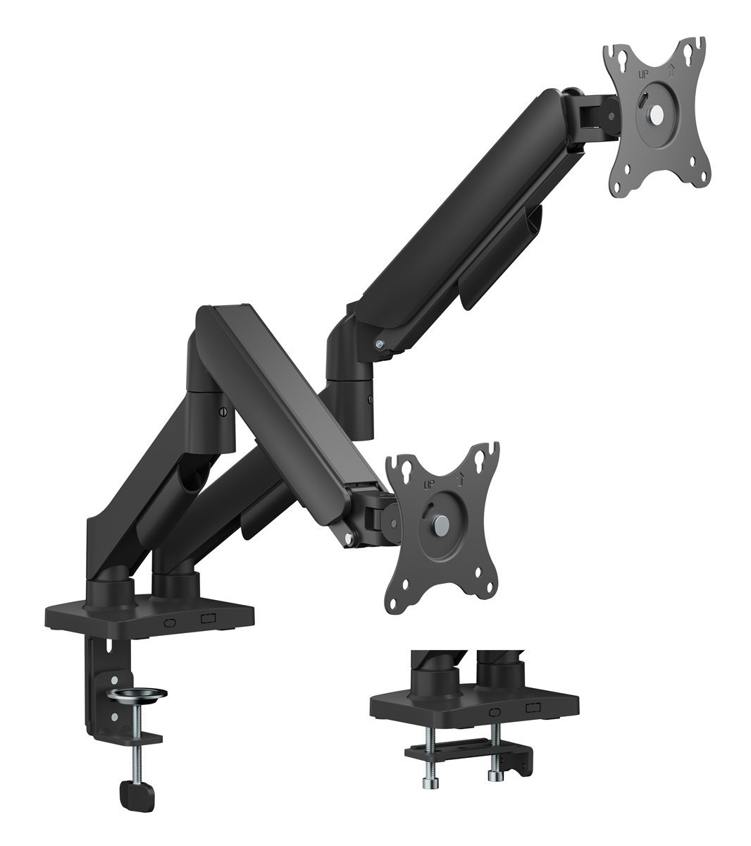 POWERTECH βάση γραφείου για 2x οθόνες PT-1425, 17-32", έως 9kg