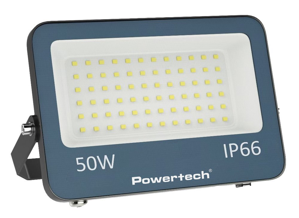 POWERTECH LED προβολέας PT-1459, 50W, 4000K, 4500lm, IP66
