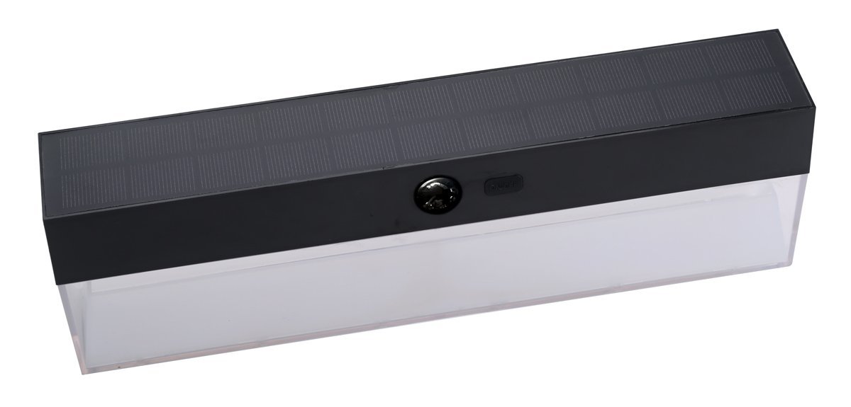 POWERTECH LED ηλιακό φωτιστικό PT-1521 με αισθητήρα κίνησης, 4W, 2000mAh, μαύρο