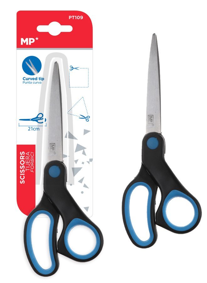 MP psalidi chartioy, metalliki lepida, 21cm, mayro-mple Psalidi 1