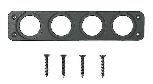 POWERTECH πάνελ πρίζας για σκάφη & οχήματα PTL-015, 4 θέσεις, 196x43mm