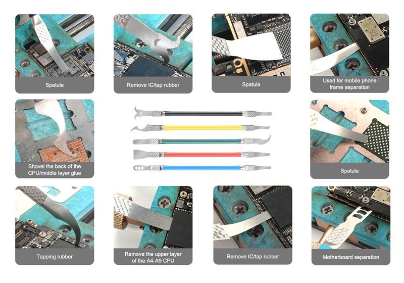 RELIFE σετ εργαλεία ανοίγματος RL-049B για επισκευές κινητών, 5τμχ - Image 6