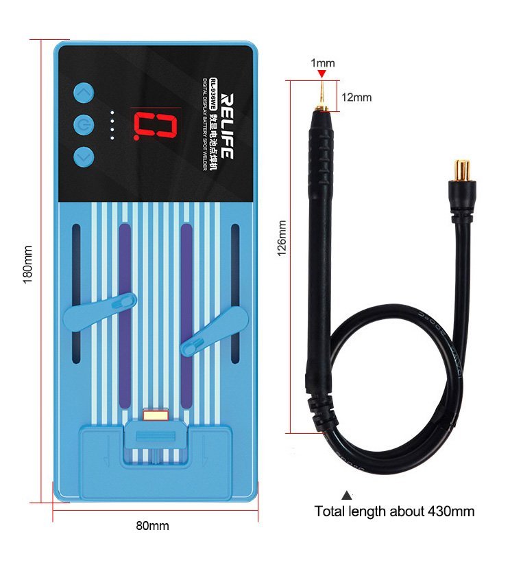RELIFE ηλεκτροπόντα μπαταριών RL-936WE, 6 επίπεδα, 3200mAh - Image 7